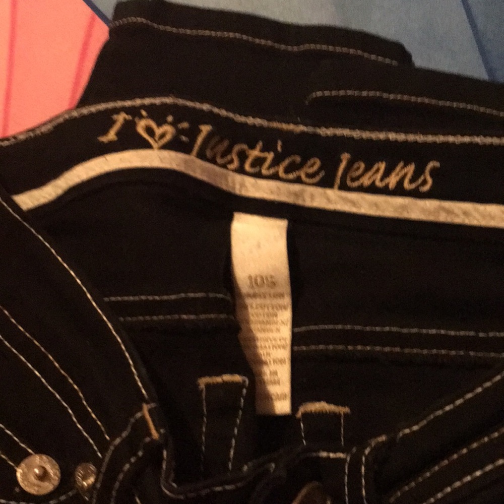 kids pants from justice  size 10s never worn
